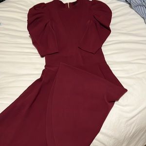 Ted Baker Burgundy Dress Size 1